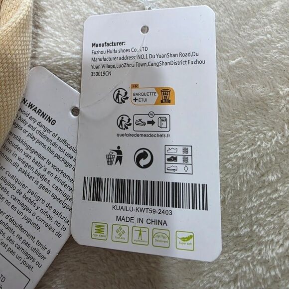 Kuailu Women's Flip Flops Arch Support Size 6 Comfortable Summer Sandals NWT - Picture 7 of 7